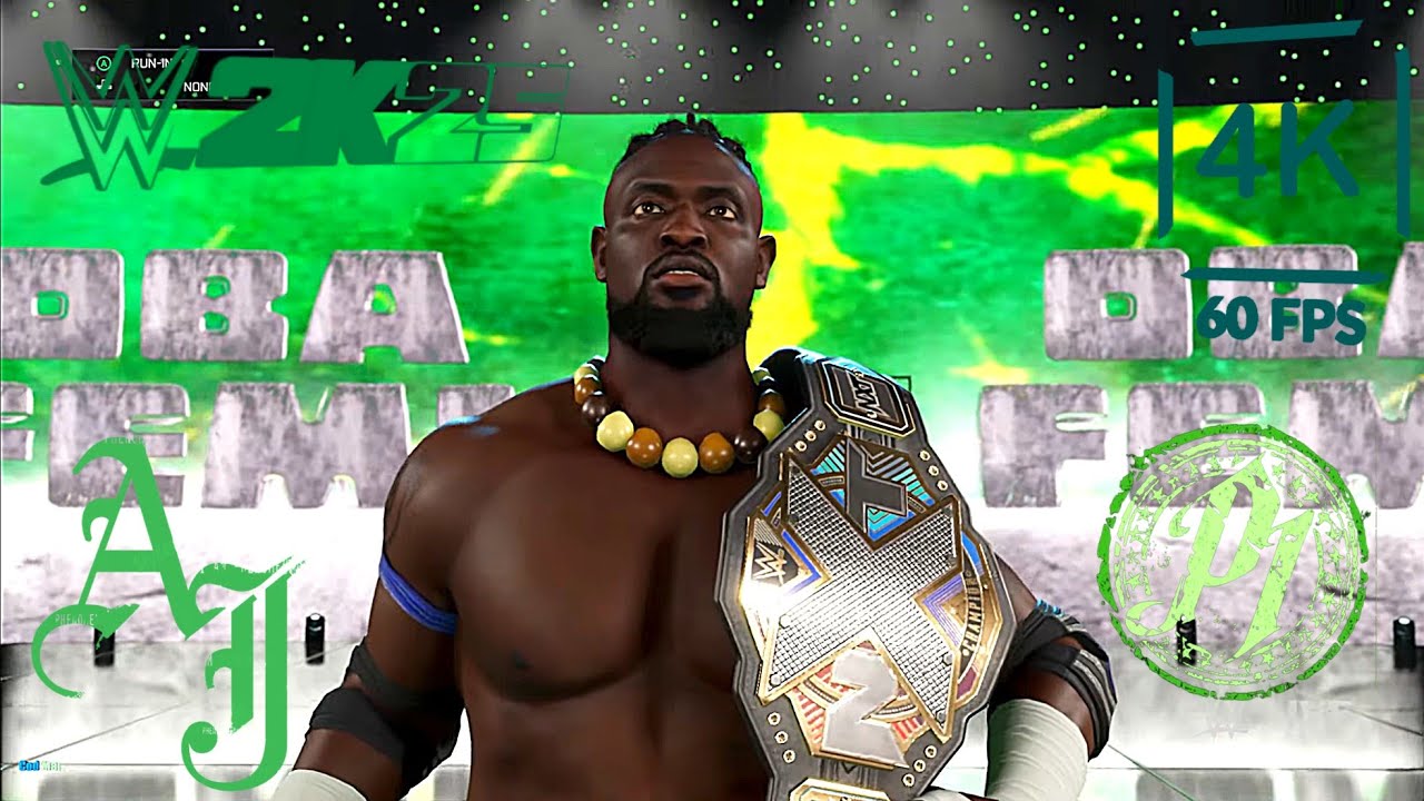 Эй Джей Стайлз против Оба Феми | WWE 2K25 | Феноменальный | Матч по правилам Extreme Rules |⭐⭐⭐