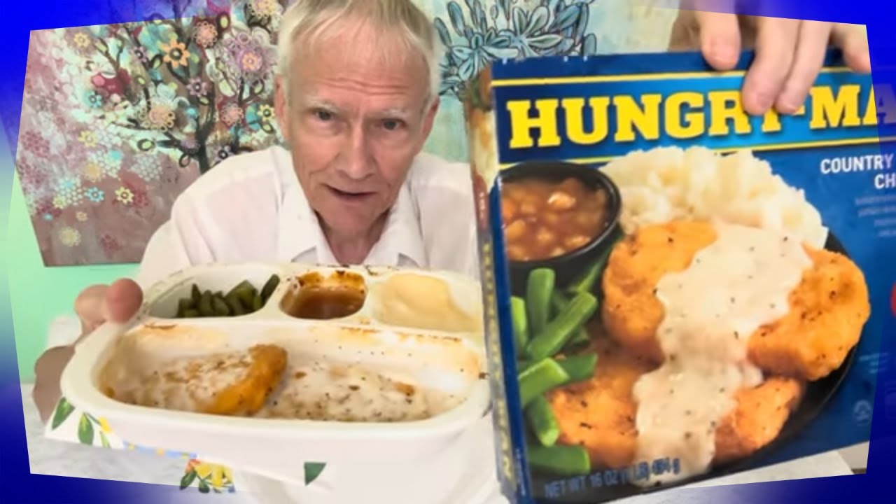 ASMR HUNGRY-MAN Country Fried Chicken (w sides and dessert)!