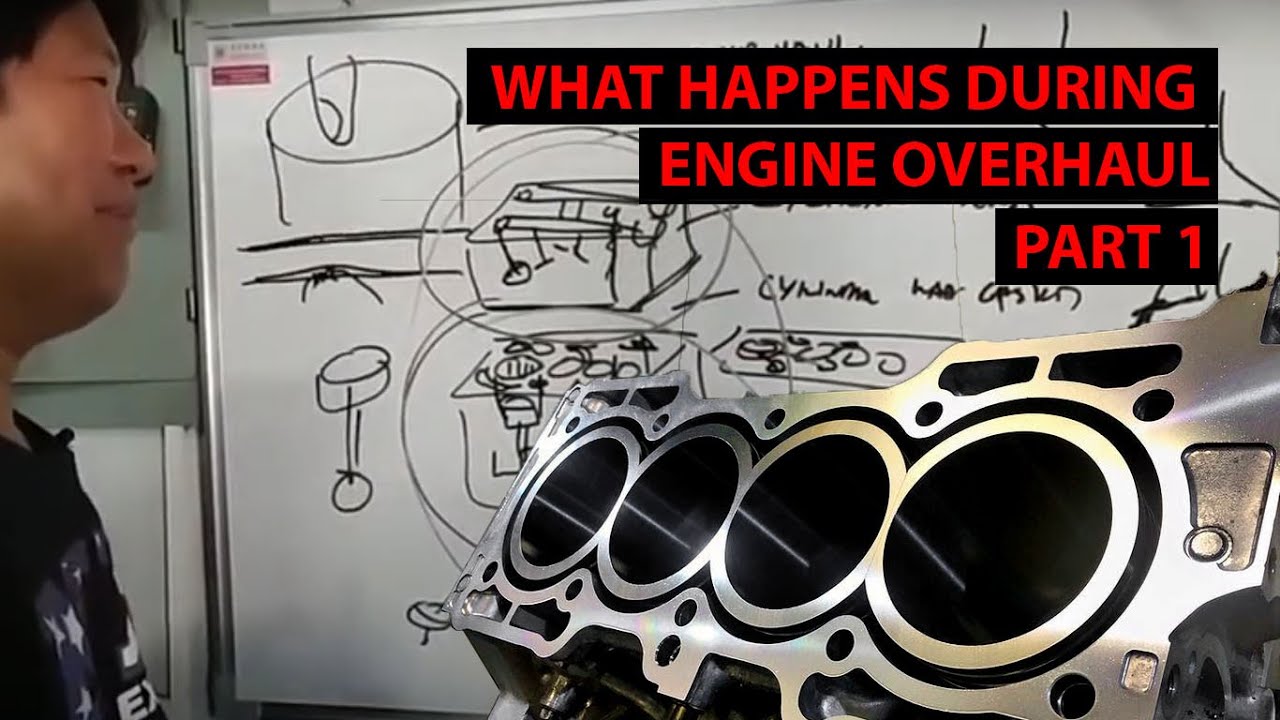What happens during an engine overhaul?