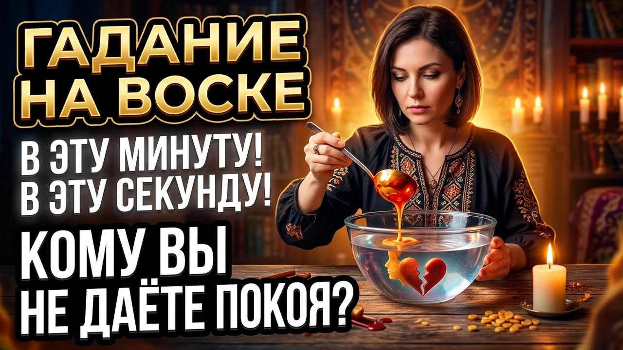 🔥Кому вы не даёте покоя ❓Гадание на воске