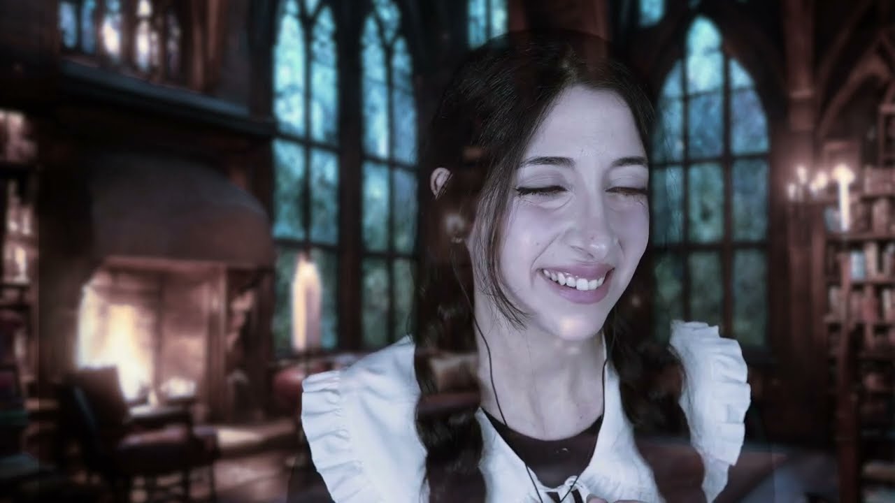 {4K ASMR} Una fantasma per amica (roleplay)