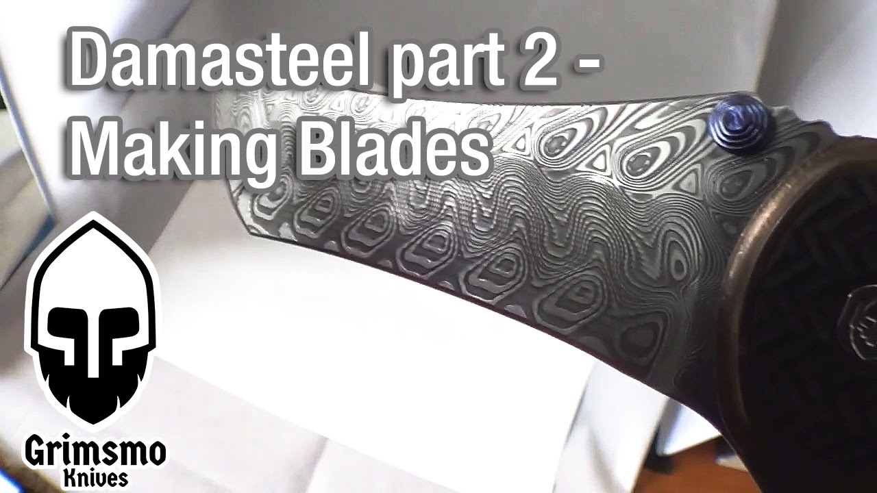 KMT 105 - Damasteel part 2 - machining blades