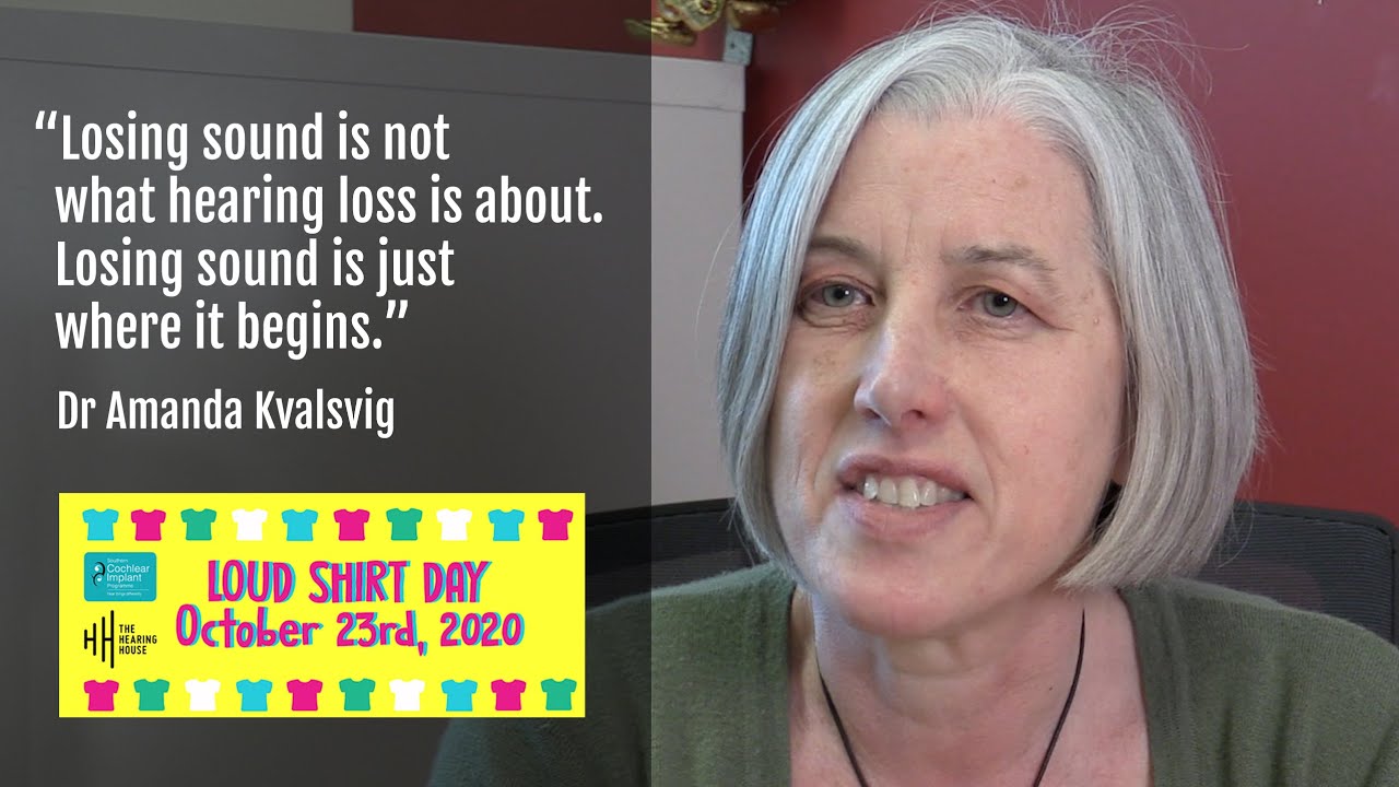 Dr Amanda Kvalsvig talks about her experience of going deaf and receiving a cochlear implant