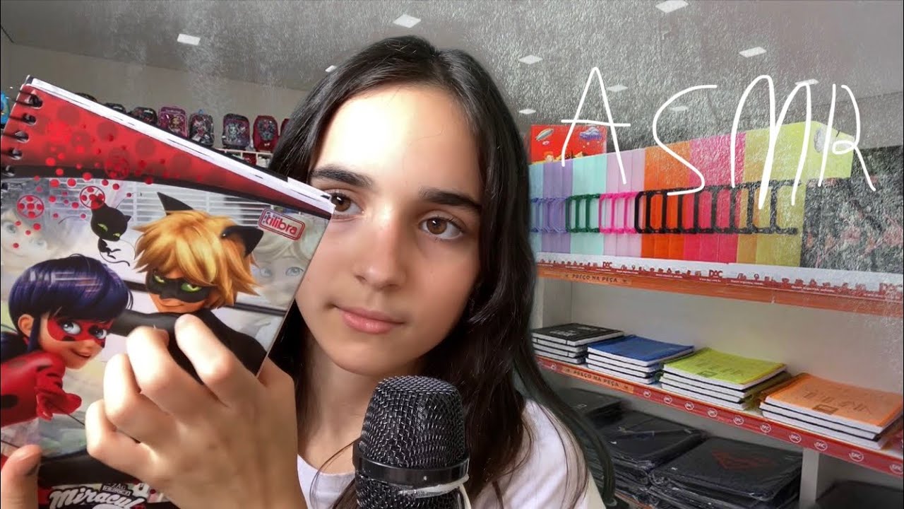 ASMR roleplay: comprando seu material escolar na papelaria😴😴 | Sweet Dreams By Cora Cz