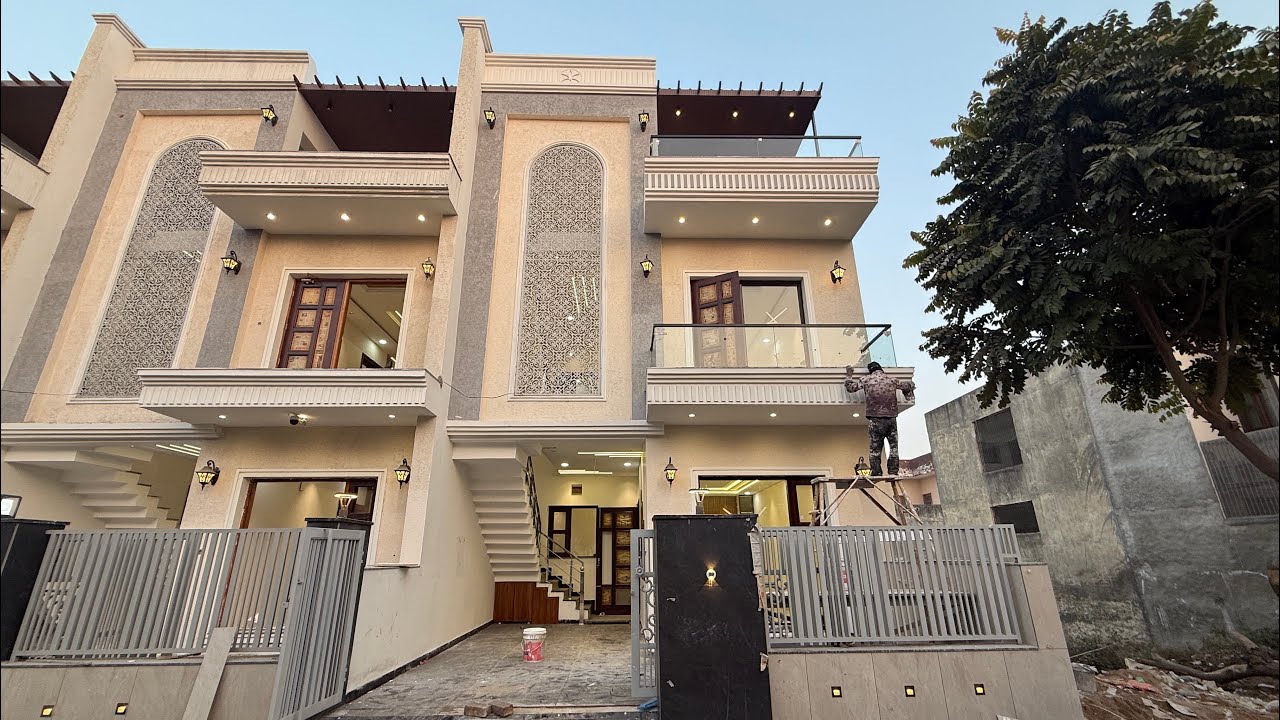 Park facing house for sale in Sector 125 Mohali | Sunny enclave, Kharar | 122 Gak 4 BHK kothi