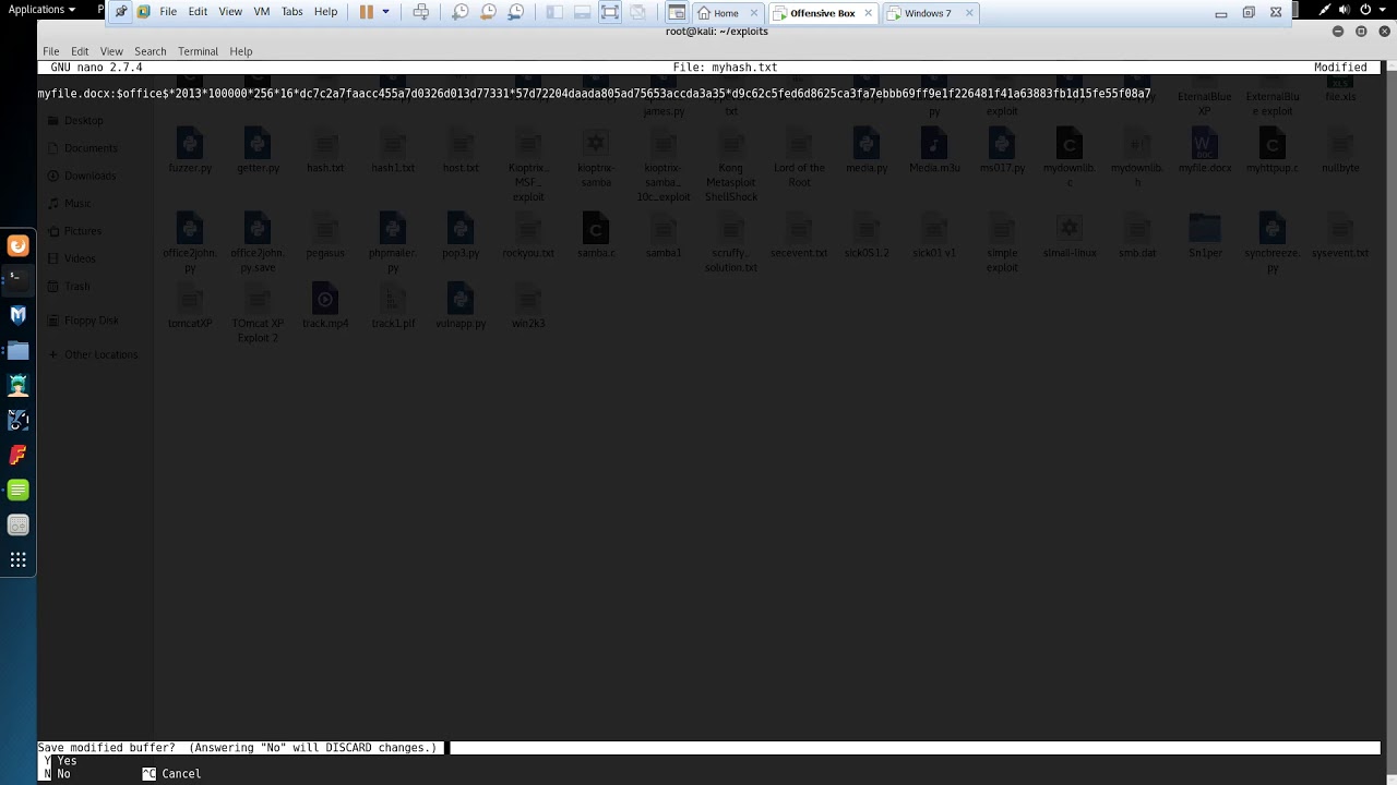 Crack Password Protected Office Documents using office2john