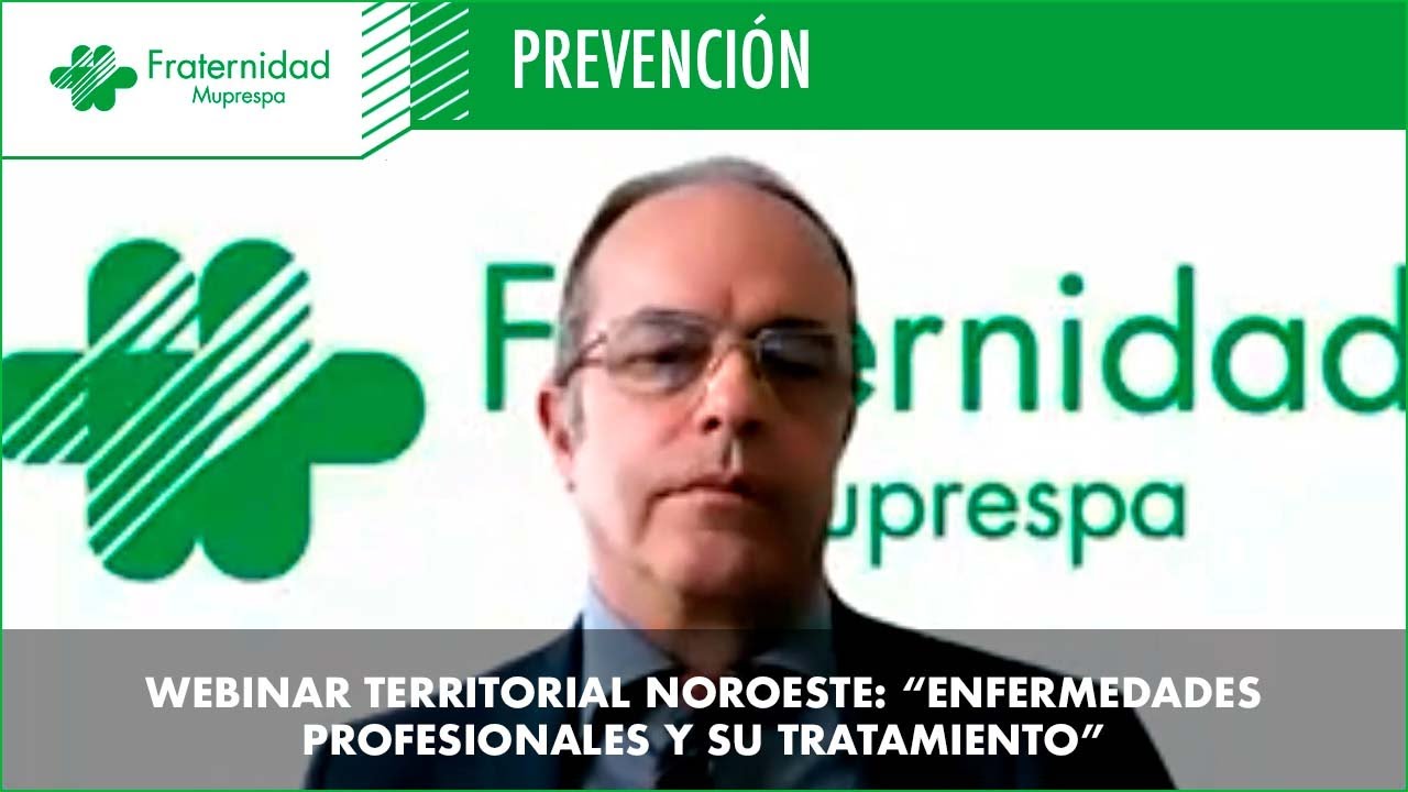 Webinar de Fraternidad-Muprespa zona Noroeste sobre Enfermedades Profesionales