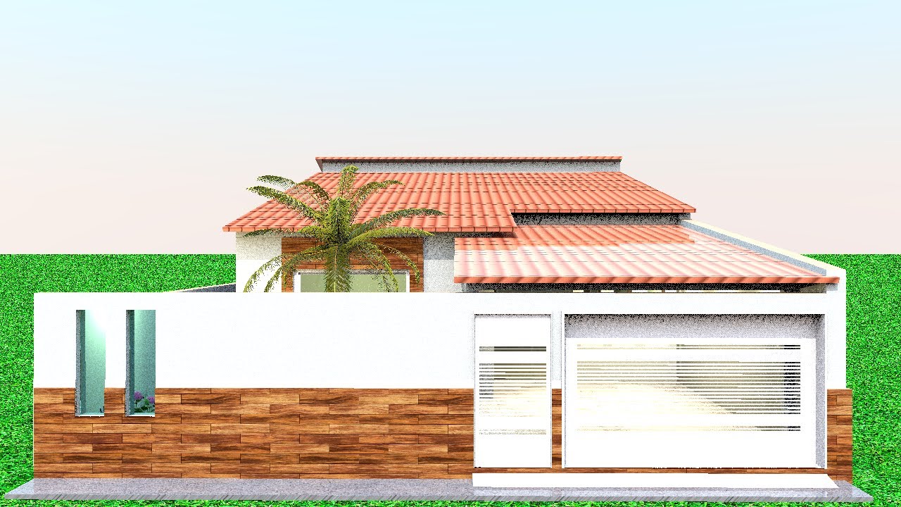 CASA COM COZINHA AMERICANA BONITA
