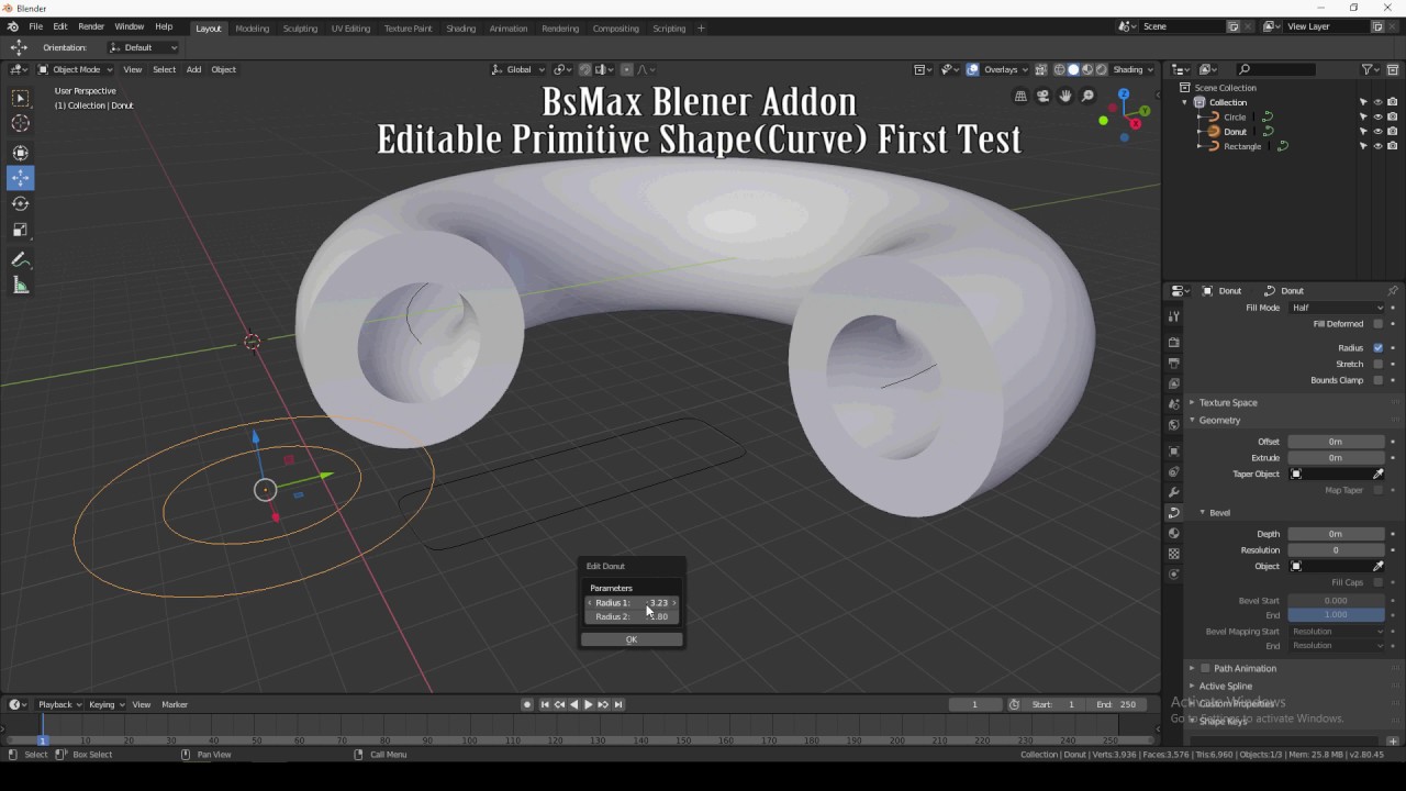BsMax Primitive Shapes First Test