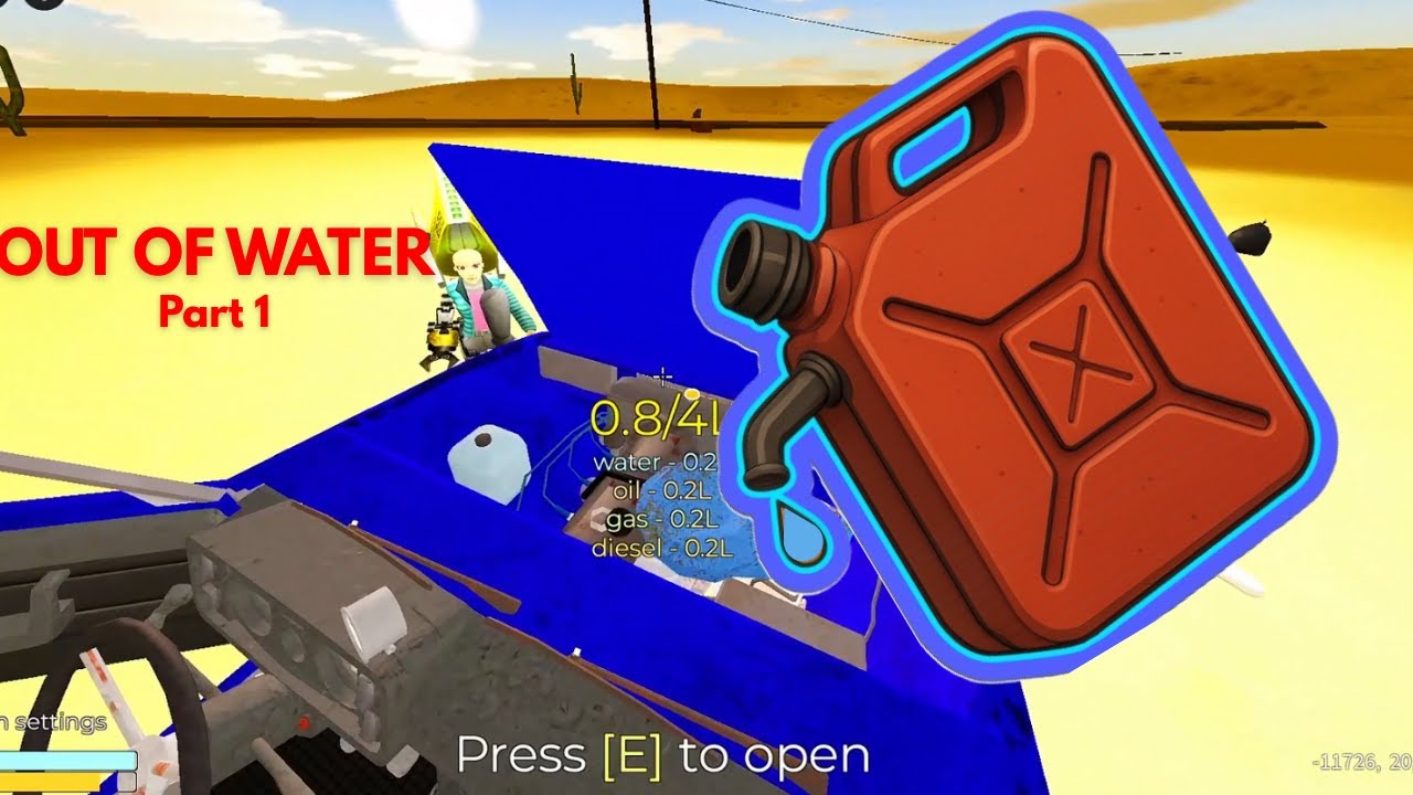 We Ran Out of Water in the Desert… Our Engine Almost Died | Roblox Desert Sandbox Survival