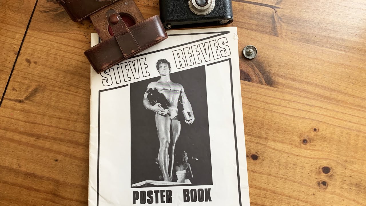 Rare Steve Reeves Posterbook By Milton T. Moore Jr l Steve's Personal Camera l Steve Reeves Hercules