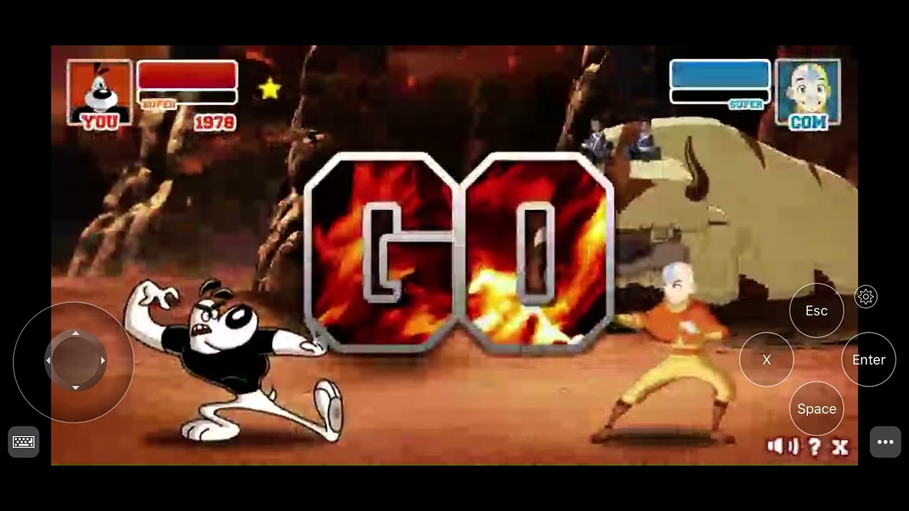 Super Brawl 2 Arcade With Dudley Puppy Vs Aang