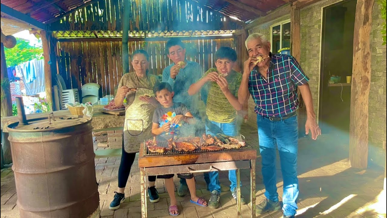 NOS VISITA @Soy Don Rosh Y PREPARAMOS ESTA GRAN COMIDA EN EL AHUMADOR