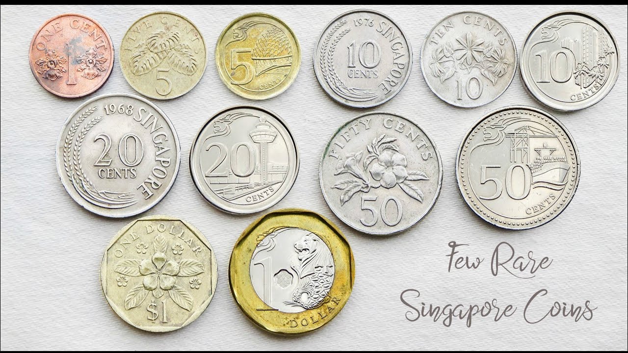 Few Rare Singapore Coins Collection ( Cents & Dollar ) - Complete Set | Singapore ( Singapura )