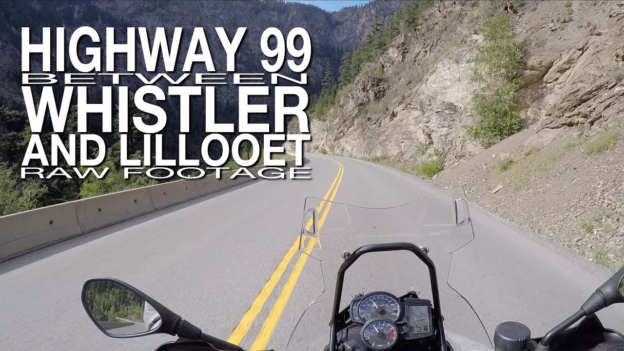 Highway 99 Between Whistler and Lillooet RAW FOOTAGE
