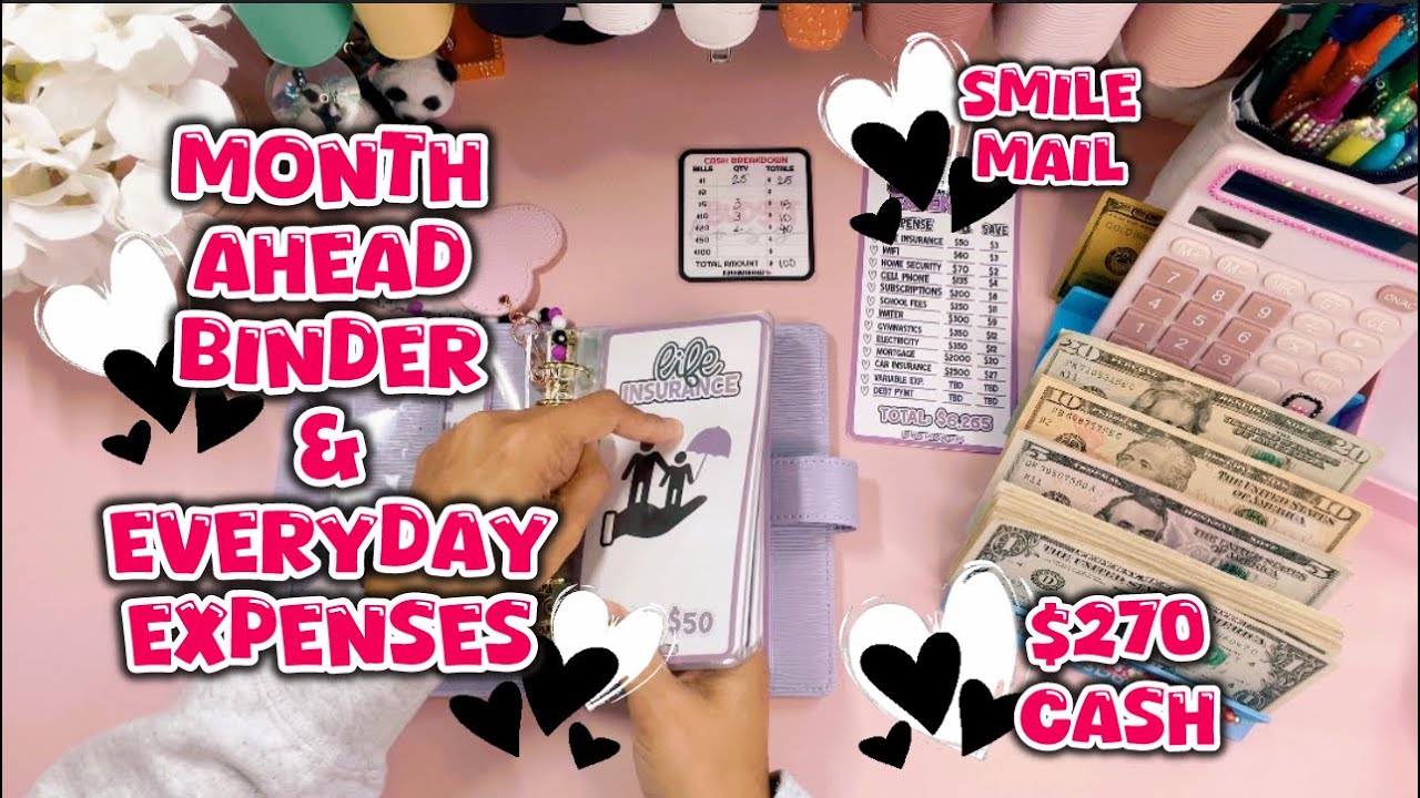 🌺💸 First EVER Month Ahead $110 Cash Stuffing With A Twist 🌺 New Everyday Expenses Savings A5 Binder