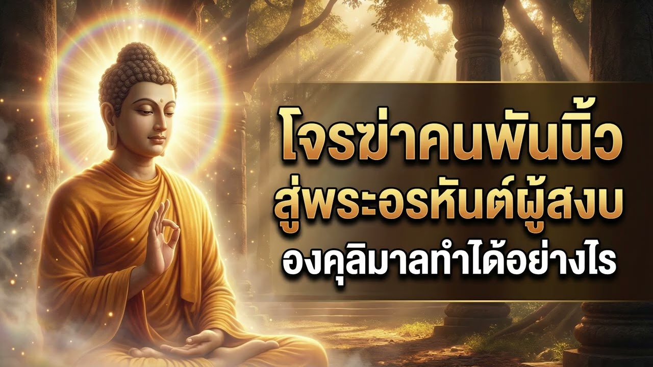 โจรฆ่าคนพันนิ้ว สู่พระอรหันต์ผู้สงบ    องคุลิมาลทำได้อย่างไร | แสงแห่งธรรม