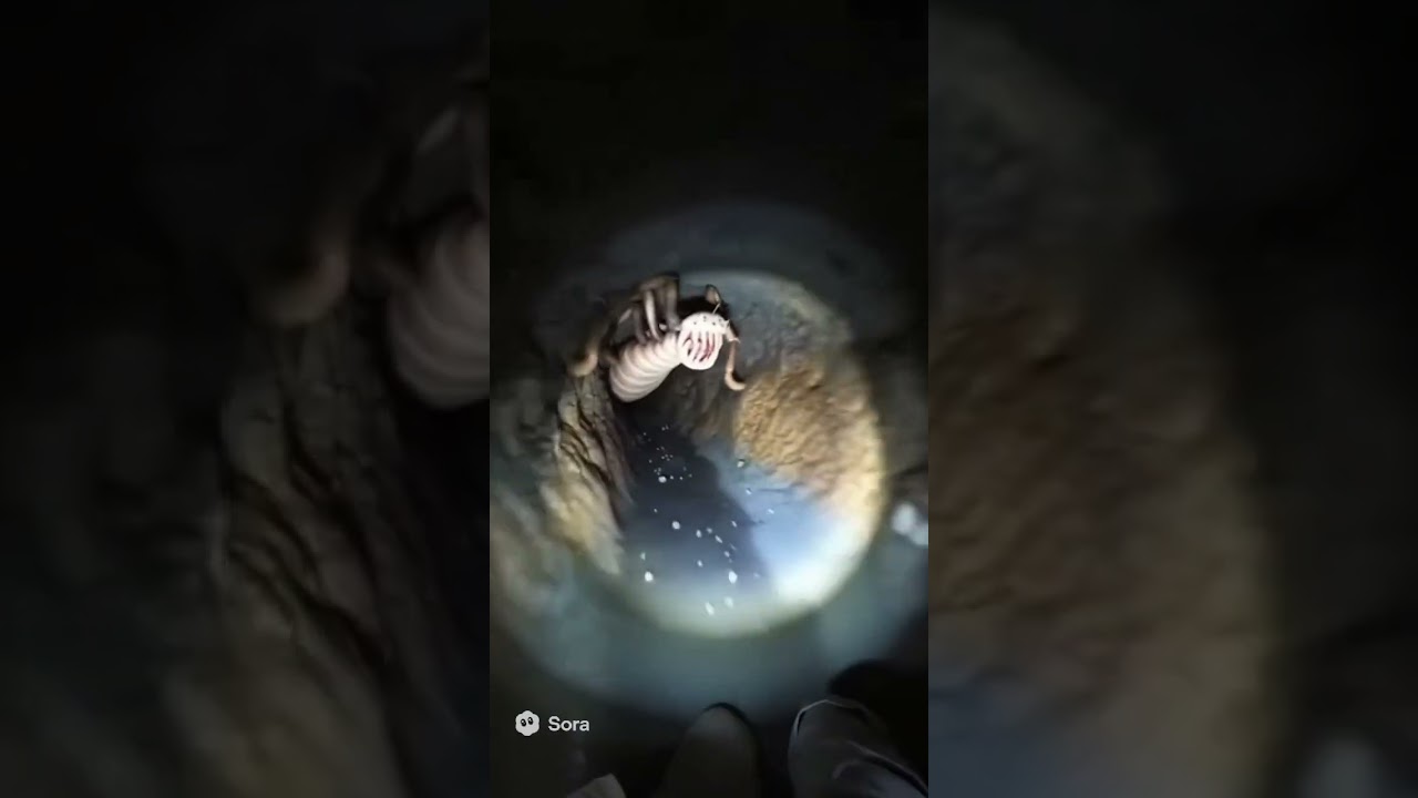 SCARY cave spider #funny #scary #cave #ai #soralife #fypシ #sora
