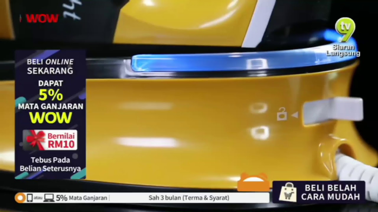 PHOENIX GOLD STEAM IRON / TV9 / 10 JUNE 2019 / P3895