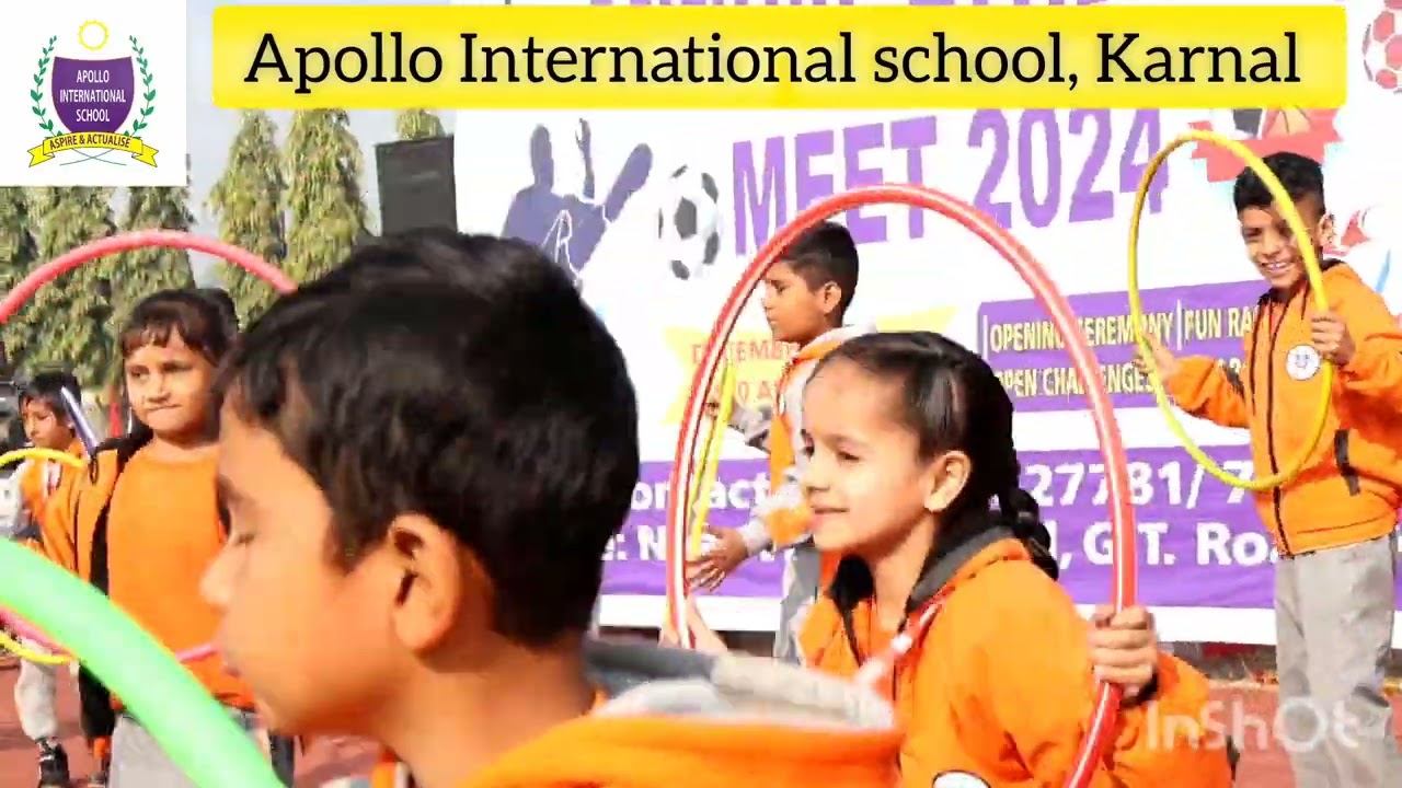 HULA HOOP DANCE/GRADE- 1 and 2//APOLLO INTERNATIONAL SCHOOL, KARNAL// ANNUAL ATHELETICS MEET