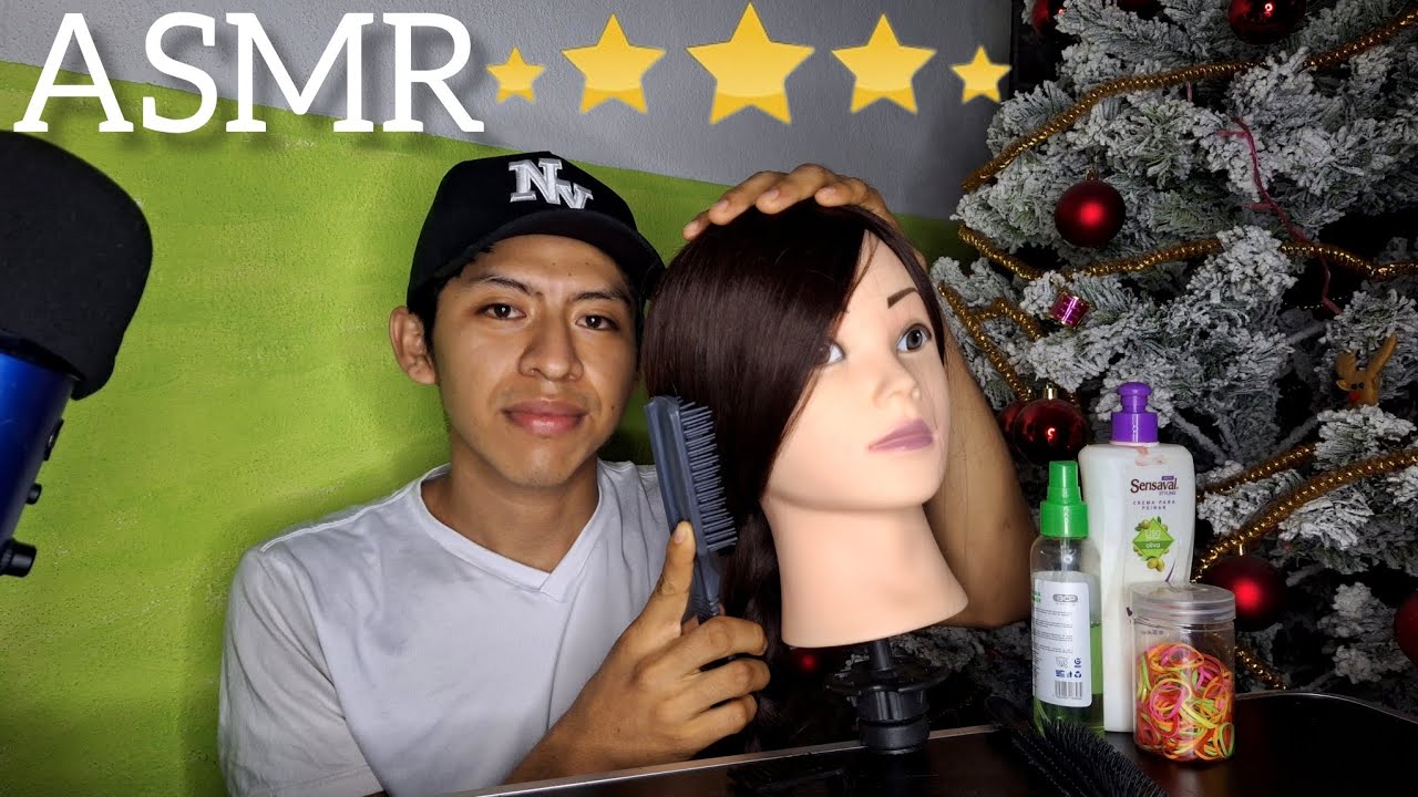 ASMR tu hermano te cepilla el cabello y te hace piojito 💙✨ Súper relajante
