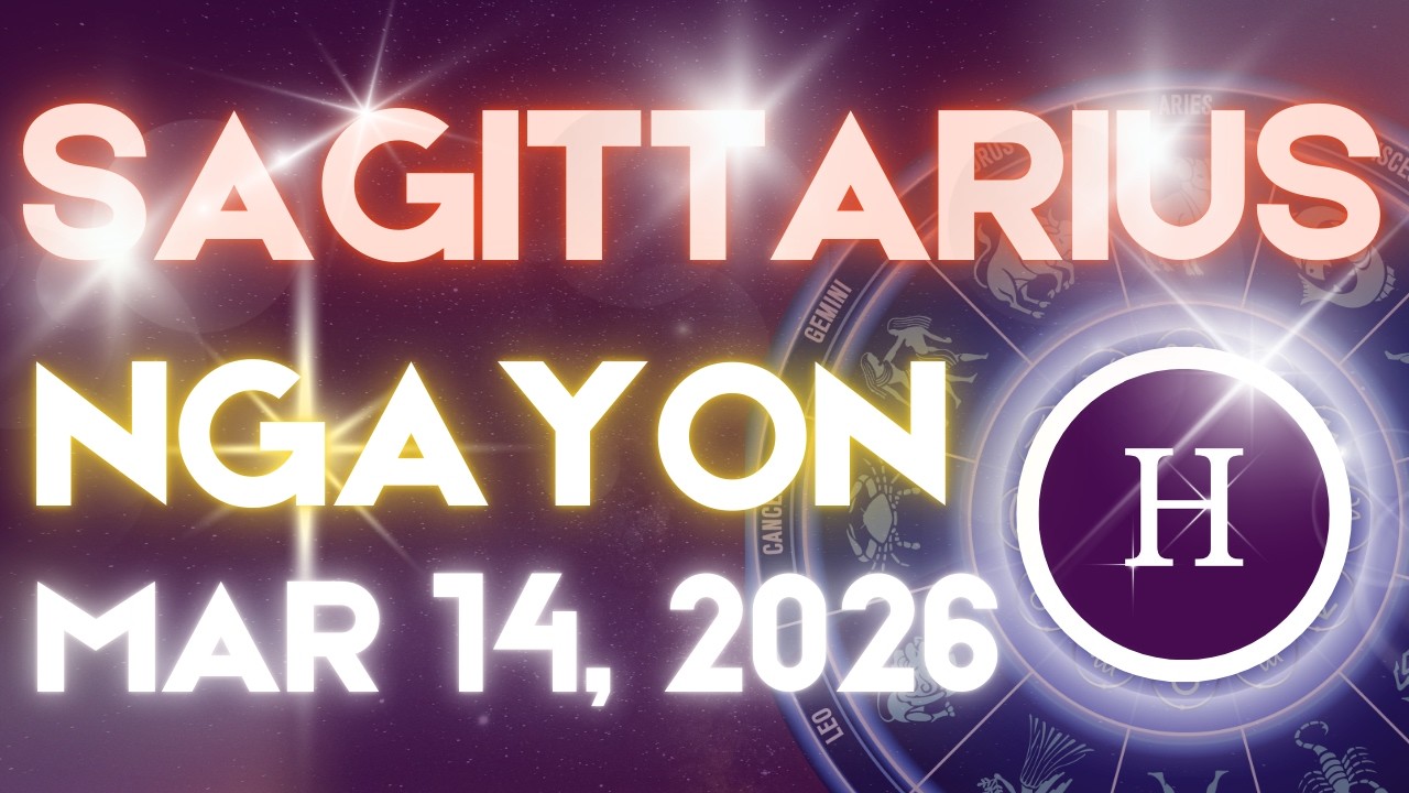 SAGITTARIUS Horoscope Ngayong Araw MARCH 14, 2026 Tagalog Horoscope Gabay Kapalaran