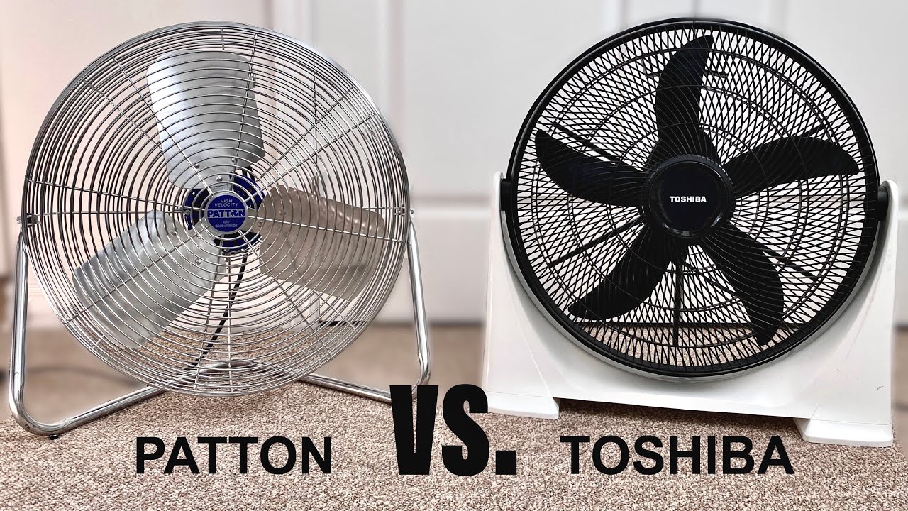 Patton vs. Toshiba 20” Air Circulator | Comparison: Metal vs. Plastic!