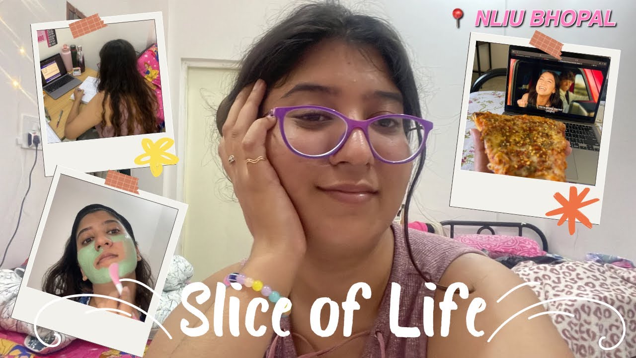 My Realistic Sunday at NLIU Bhopal (Study Grind + Self Care + Mess Food) | Abhibha