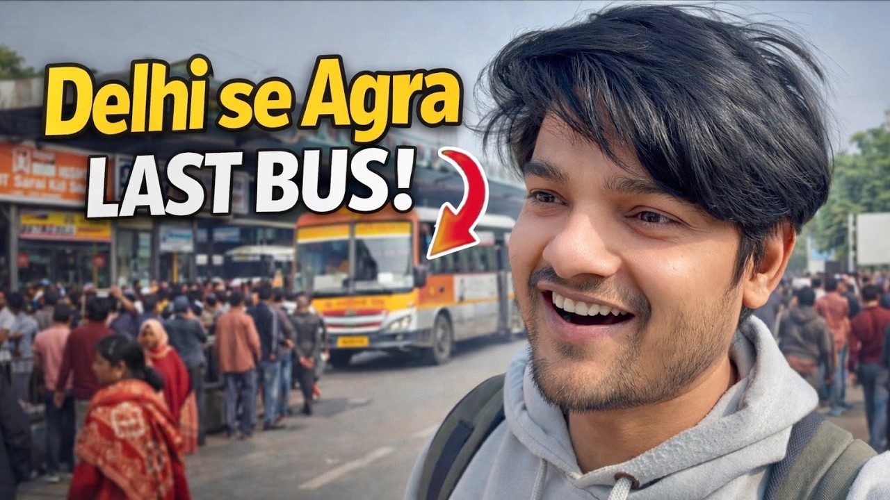 Delhi to Agra Bus Fare 2026 | Sarai Kale Khan Bus Stand | Last Bus Ticket Price #delhi #agra