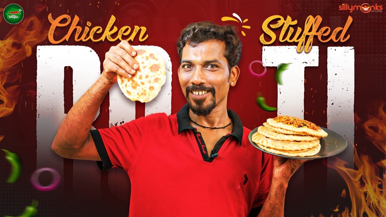 Chicken Stuffed Roti | Simple and Delicious Dinner Recipe | Mani Magic | Silly Monks
