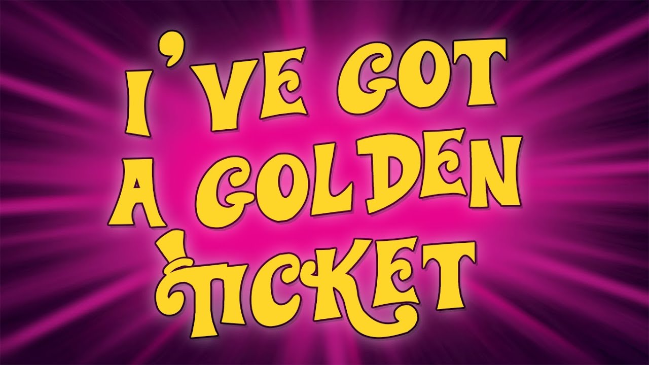 I've Got A Golden Ticket backing track karaoke instrumental Charlie and the Chocolate Factory