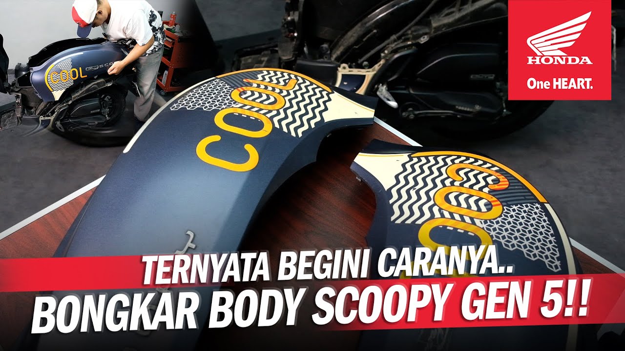 Bongkar Pasang Body Scoopy K2F Sendiri? Gampang Banget, Ini Caranya! #honda #hondacengkareng