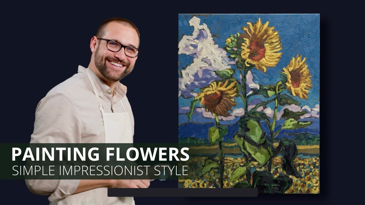PAINT FLOWERS (Impressionist Style)