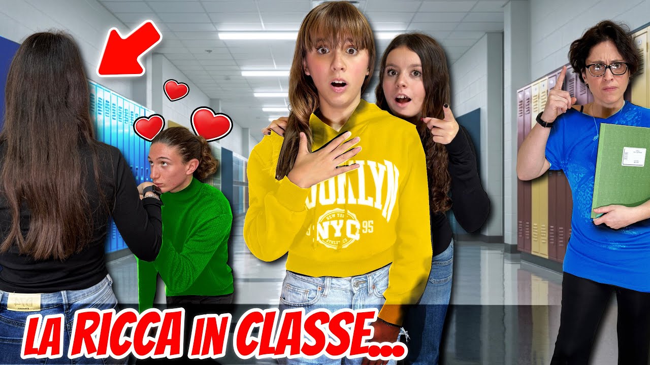 ARRIVA LA NUOVA ALUNNA RICCA IN CLASSE CI TRATTA COME POVERI E LETIZIA VIENE AGGREDITA! S.2 Ep.8