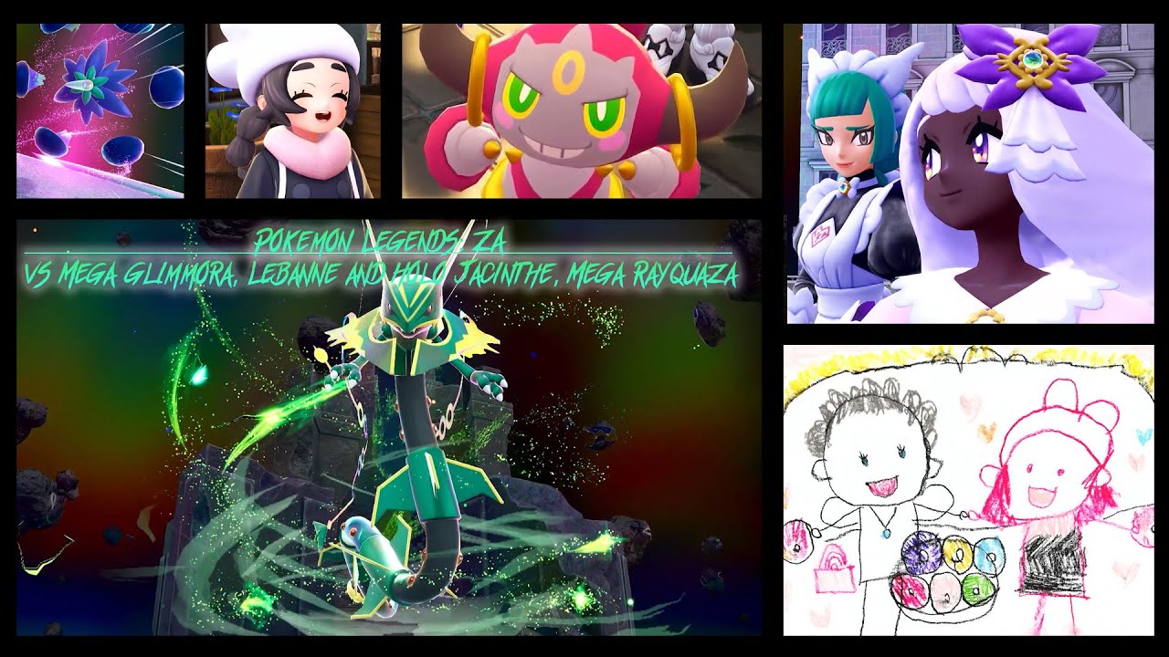 Pokemon Legends ZA: Part 28 - vs. Mega Glimmora, Lebanne and Holo Jacinthe, Mega Rayquaza