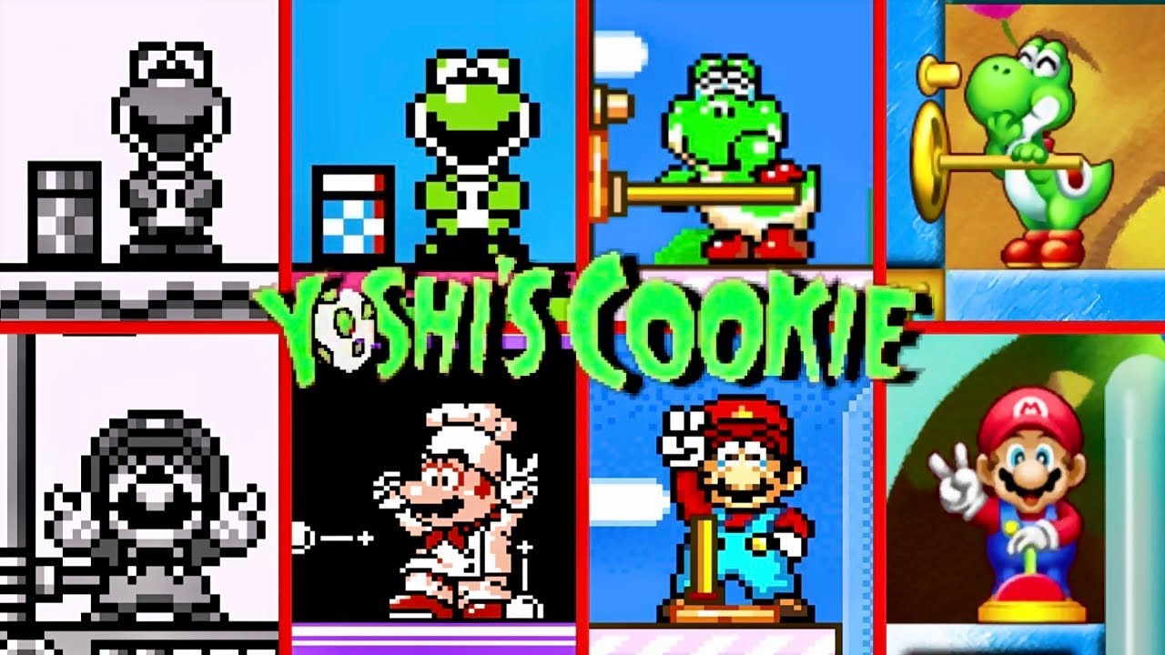Yoshi's Cookie Versions Comparison - Game Boy vs NES vs SNES vs GameCube