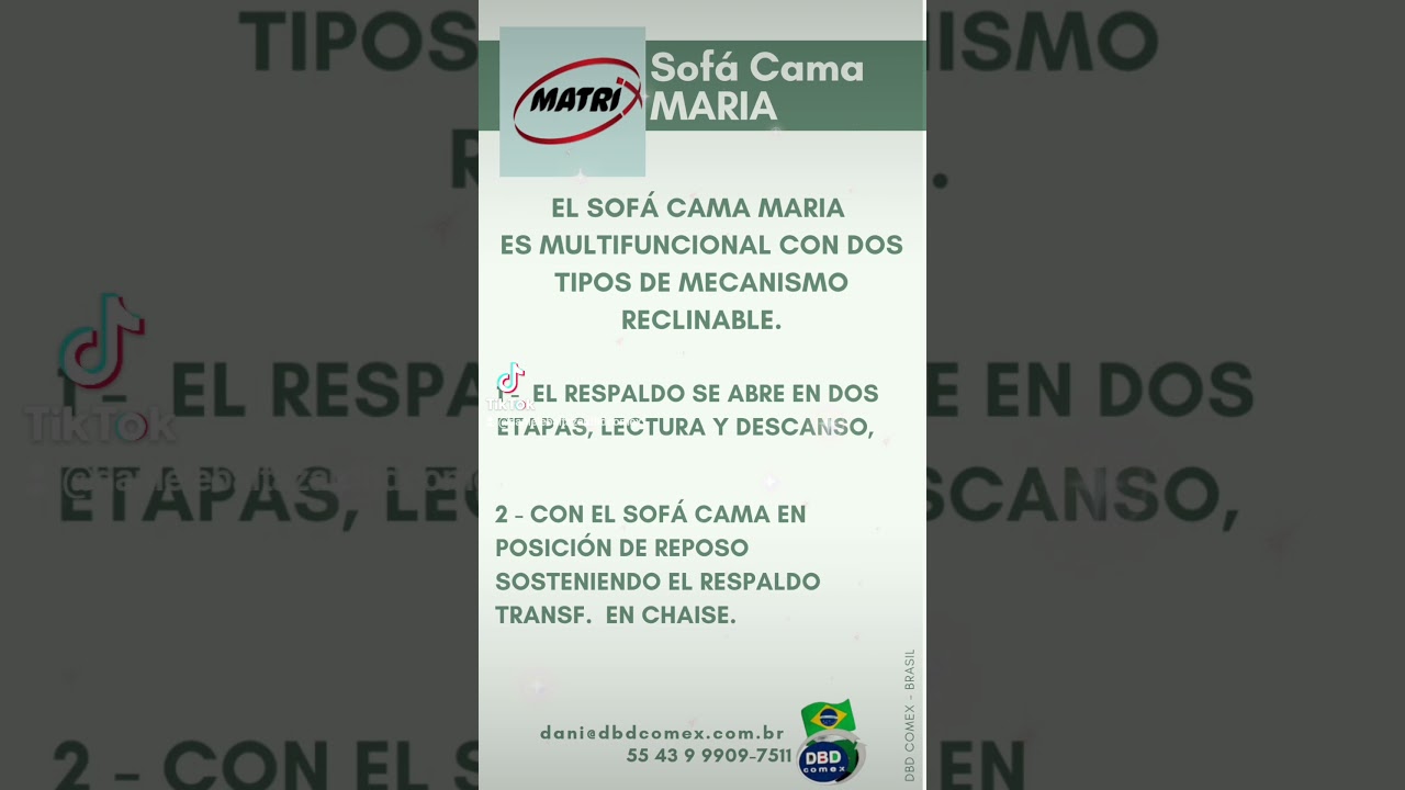 👉EL SOF&Aacute; CAMA MARIA ES MULTIFUNCIONAL CON DOS TIPOS DE MECANISMO RECLINABLE.