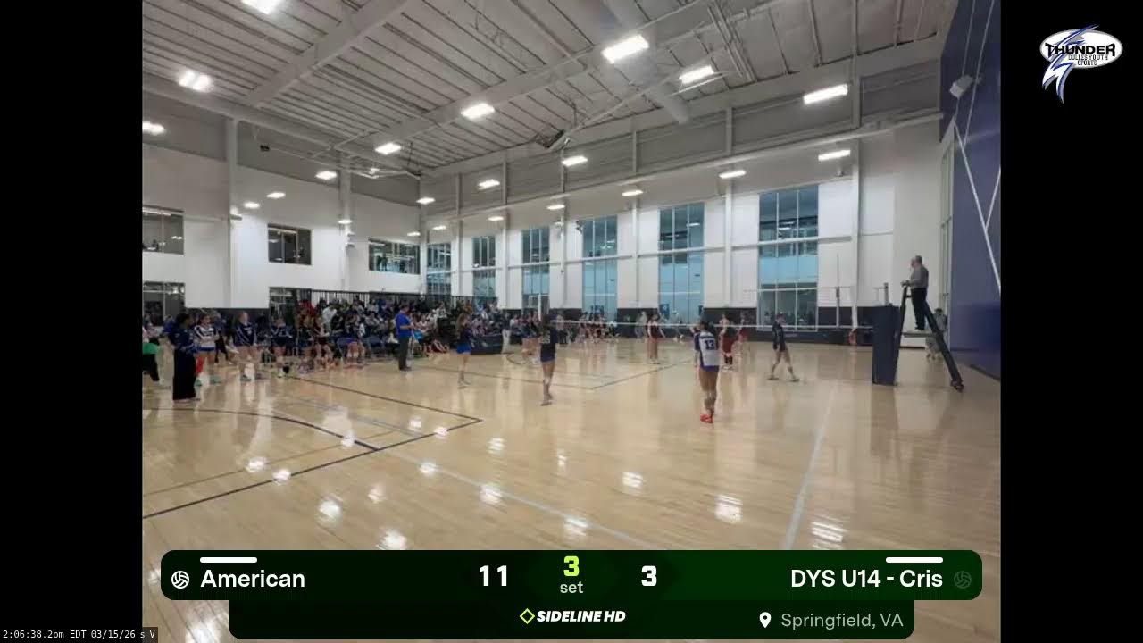 DYS U14 - Cris vs. American (2026.03.15)