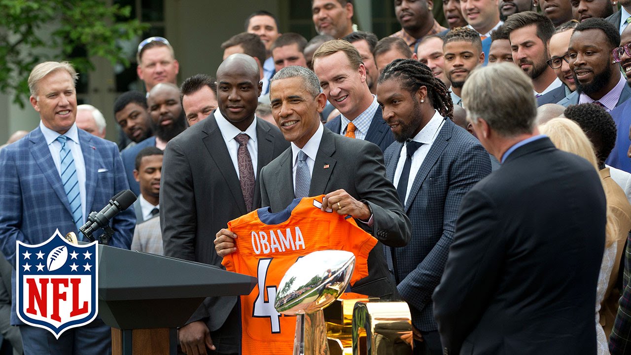 Super Bowl 50 Champion Broncos Honored at The White House (Full Ceremony) | NFL