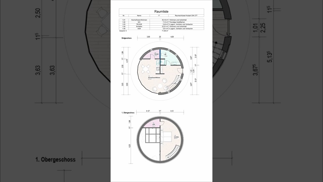 2D Floor Plan with Dimensions | Tiny House Design 10
