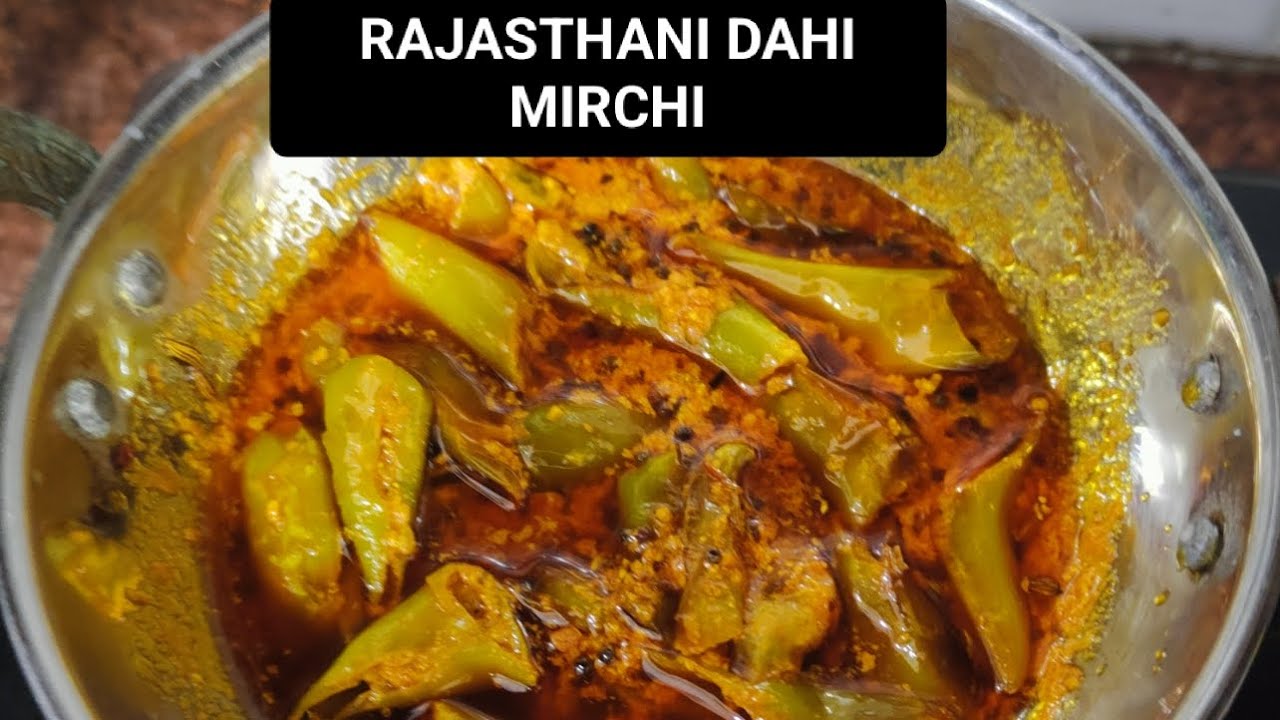 Awesome dish of ( Chilli).This is rajasthani dahi mirchi.Tastes best with paratha and hot chapati.😋🤤