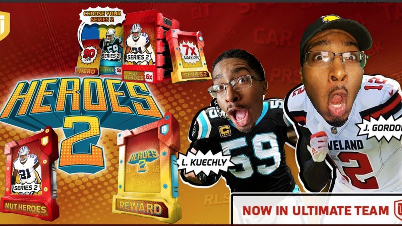 MUT HEROES PROMO ARE SUPER OUTRAGEOUS ! PULLED A FULL 96 OVR MUT HERO! MADDEN 18!