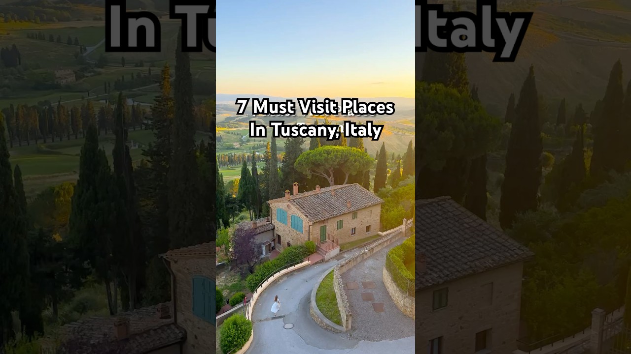7 must visit places to visit in Tuscany, Italy 🇮🇹 #tuscany #italytravel #visittuscany #italytrip