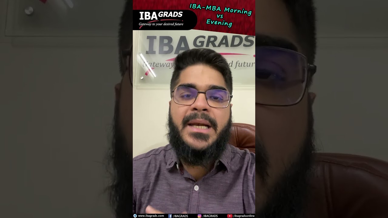 IBA MBA Morning vs Evening