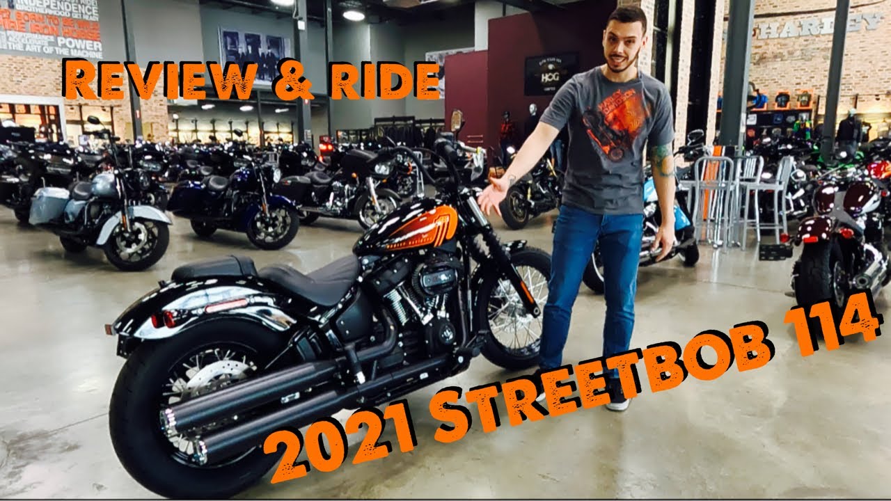 Обзор и тест-драйв (в некотором роде) мотоцикла Street Bob 114 2021 года.