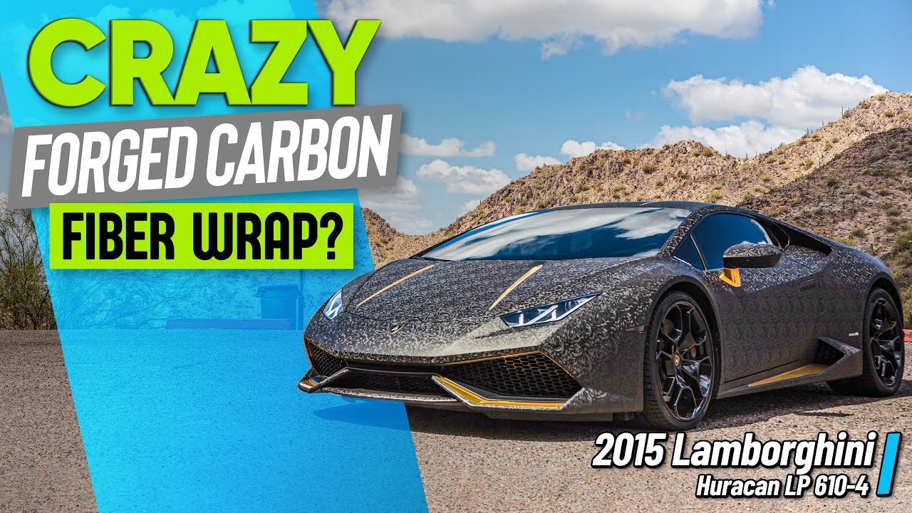 Lamborghini Huracan LP610-4 &ndash; crazy forged carbon fiber wrap!