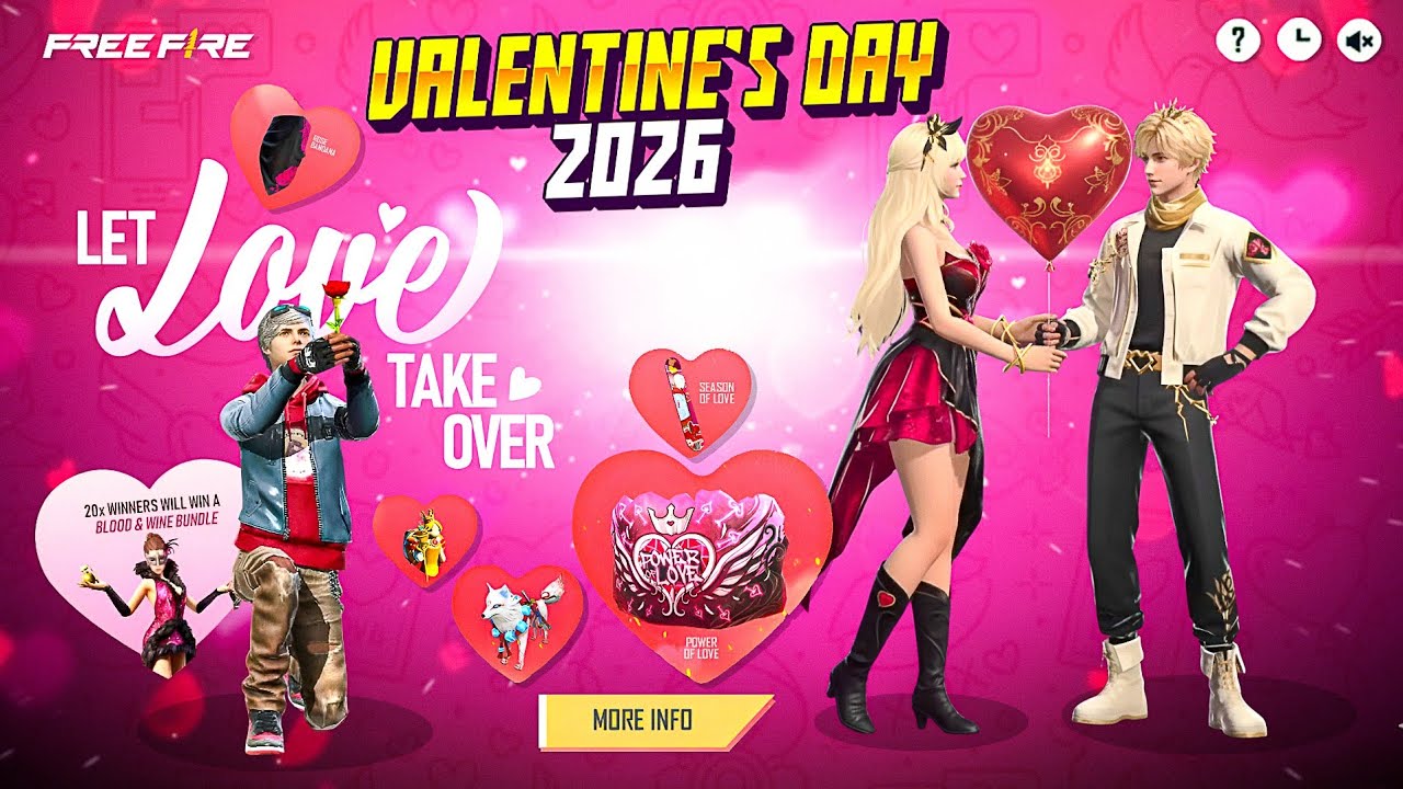 VELENTINE EVENT FREE FIRE 2026 | ROSE EMOTE RETURN CONFIRM DATE | FREE FIRE NEW EVENT | FF NEW EVENT