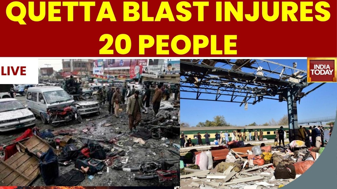 Pakistan Blast News LIVE: Explosion On Railway Track In Quetta |Baloch | Fidayeen | Pakistan News