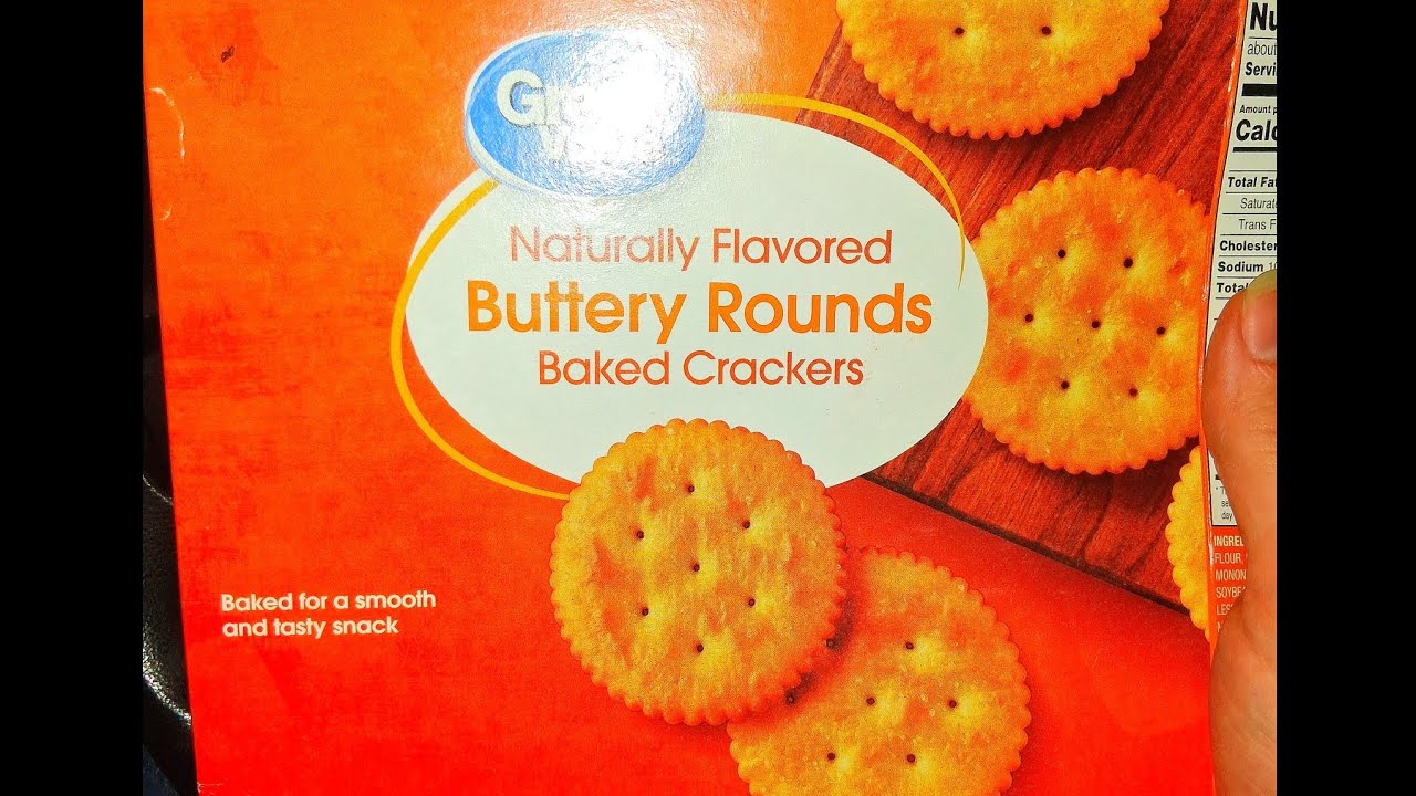 Great Value Naturally Flavored Buttery Rounds Baked Crackers Review