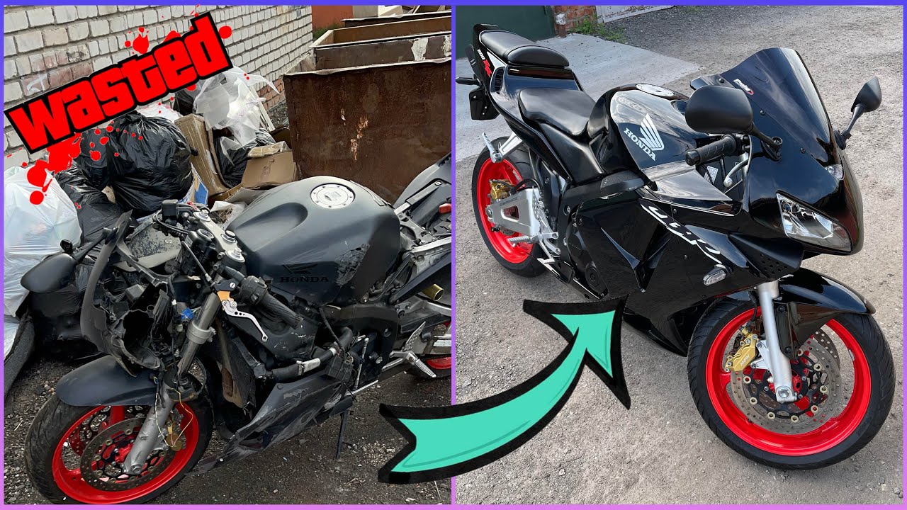 Ремонт Honda CBR 600 RR. Реставрация разбитого мотоцикла